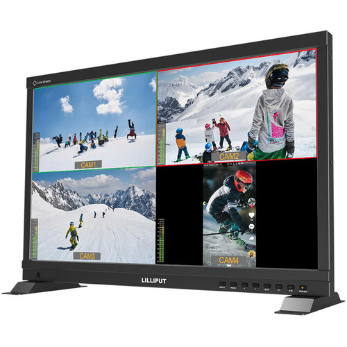 Lilliput PVM220S 21.5 inch Live Stream Quad-Split Broadcast Monitor