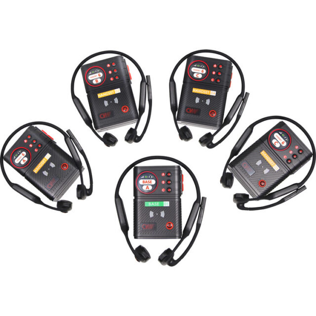 Crystal Video Technology Teamcom Wireless Intercom System