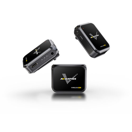 AVMATRIX WM12 2-Person Mini Wireless Microphone System