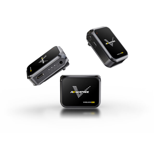 AVMATRIX WM12 2-Person Mini Wireless Microphone System