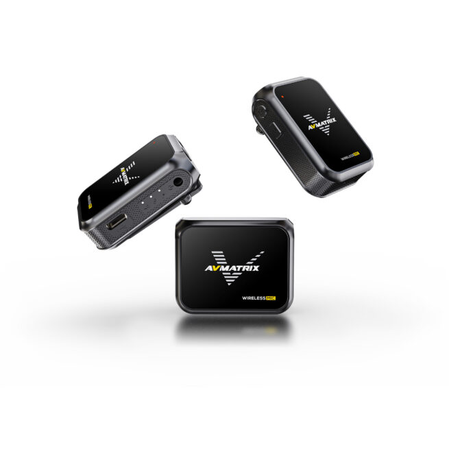 AVMATRIX WM12 2-Person Mini Wireless Microphone System