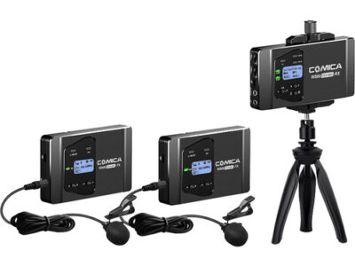 Comica Audio WS60 COMBO UHF Dual-channel Flexible Mini Wireless Microphone