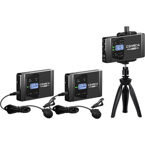 Comica Audio WS60 COMBO UHF Dual-channel Flexible Mini Wireless Microphone
