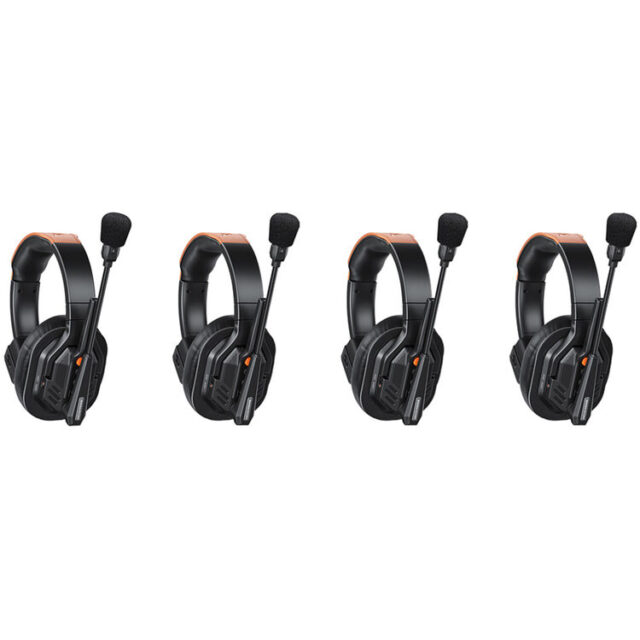 Comica Audio Seekcom S1 Wireless Intercom Headset System (Four Set)
