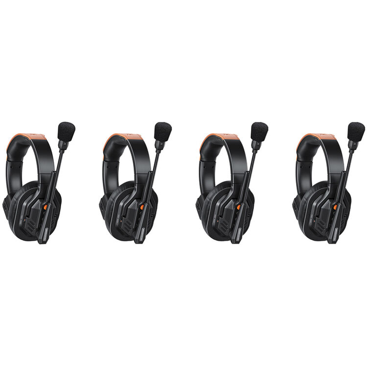 Comica Audio Seekcom S1 Wireless Intercom Headset System (Four Set)