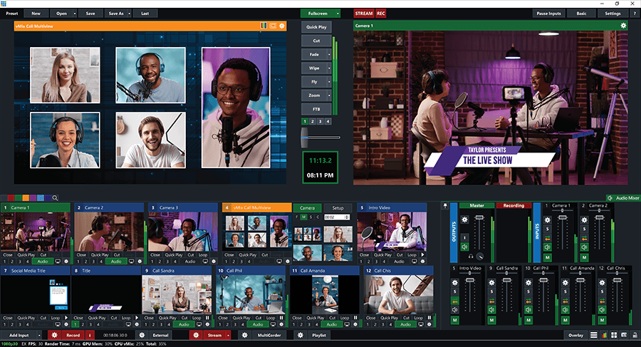 vMix Multi-camera Input via AVMatrix VC41