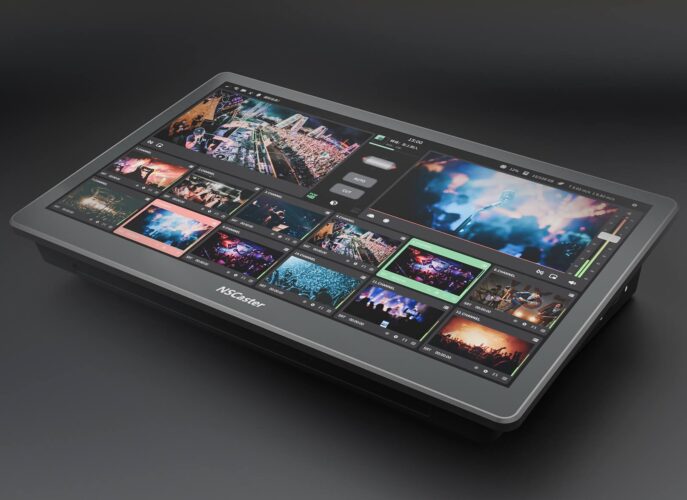 NAGASOFT NSCaster X2s 12 Channel Live Production Tablet For Streaming And Recording