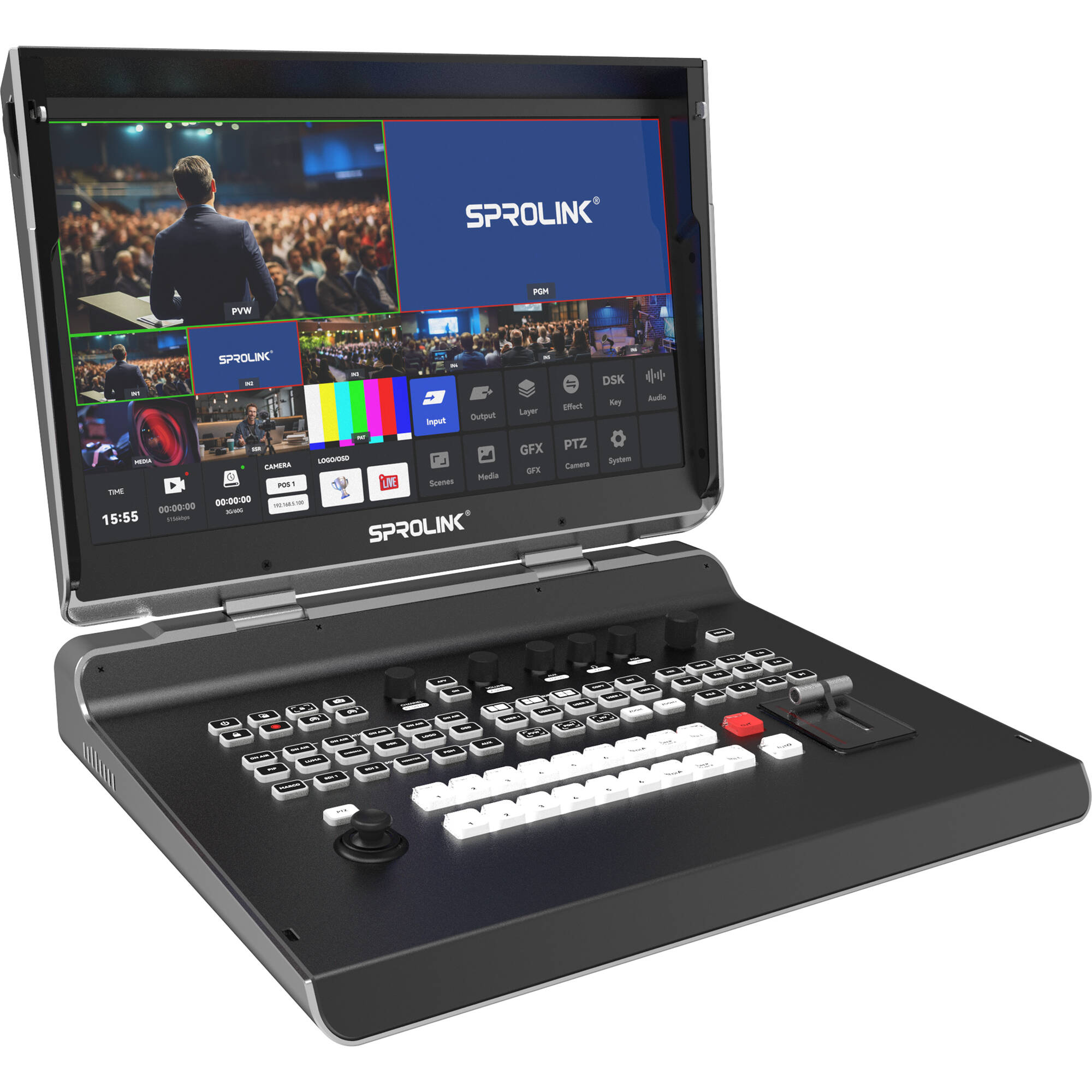 Sprolink NeoLIVE N7S All-in-One 7-Channel Live Streaming HDMI/SDI Switcher